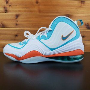 Nike Air Penny 5 Men's Basketball Shoes White Aqua